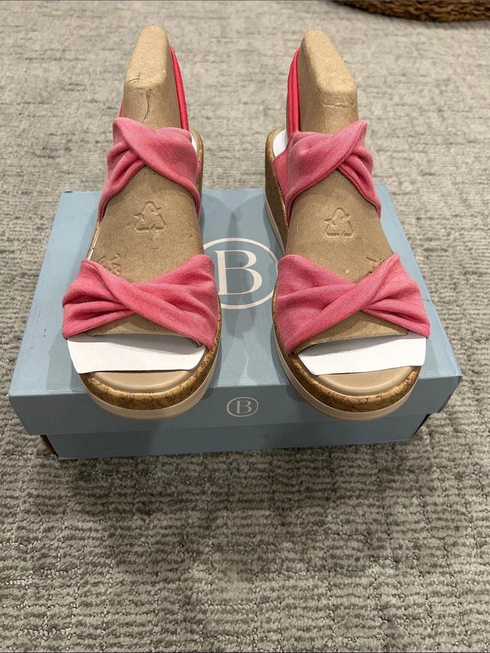 LifeStride Women's Riley Washable Slingback Wedge Sandals French Pink 9.5